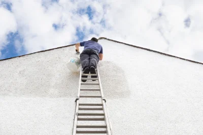 Peinture extérieure à Lérigneux — façades et ravalement